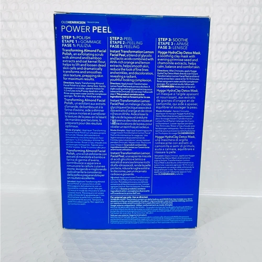 Lot of 10 Boxes Ole Henriksen Transform Power Peel Facial System NIB Sealed New